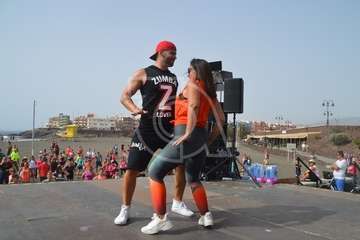 Clases magistrales de Zumba y Body Combat en Melenara (Foto TA)